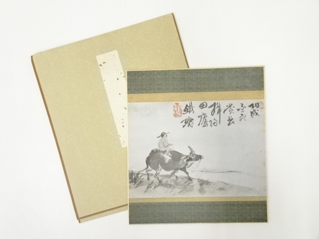JAPANESE ART / SHIKISHI / PRINTED OX 